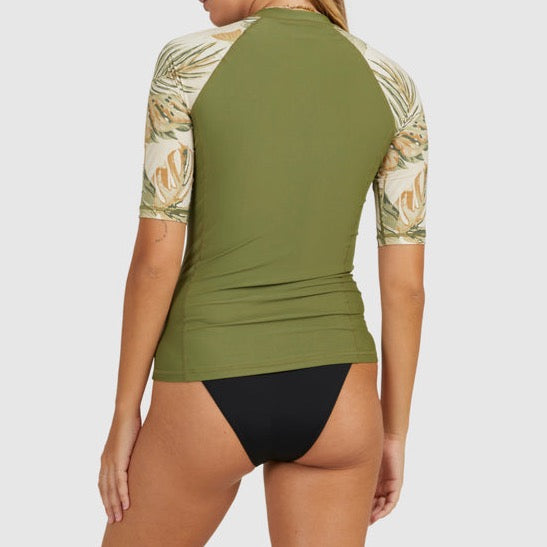 BILLABONG Tropicana Mid Sleeve Rashguard - Green